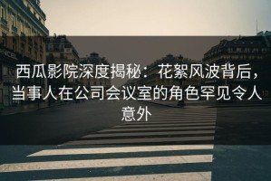西瓜影院深度揭秘：花絮风波背后，当事人在公司会议室的角色罕见令人意外